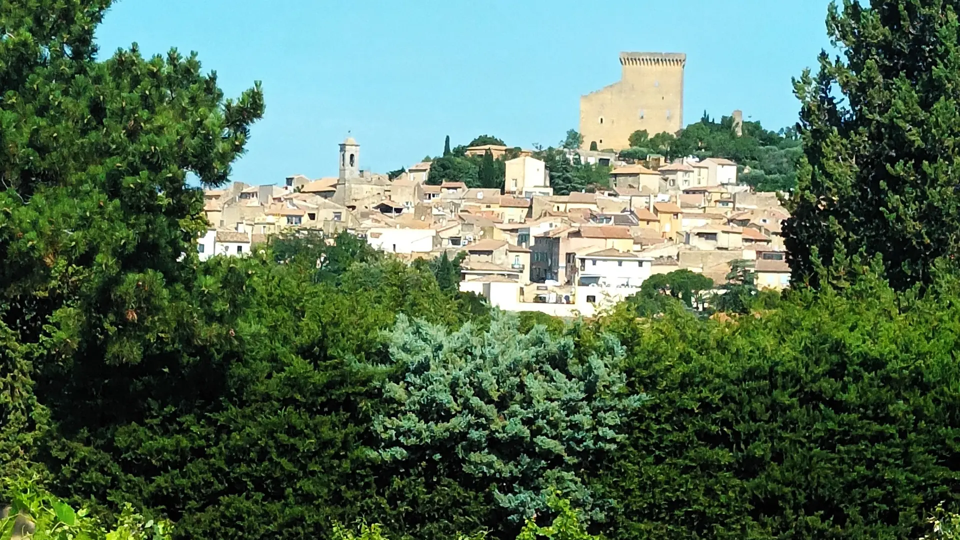 Vue de Aubignan