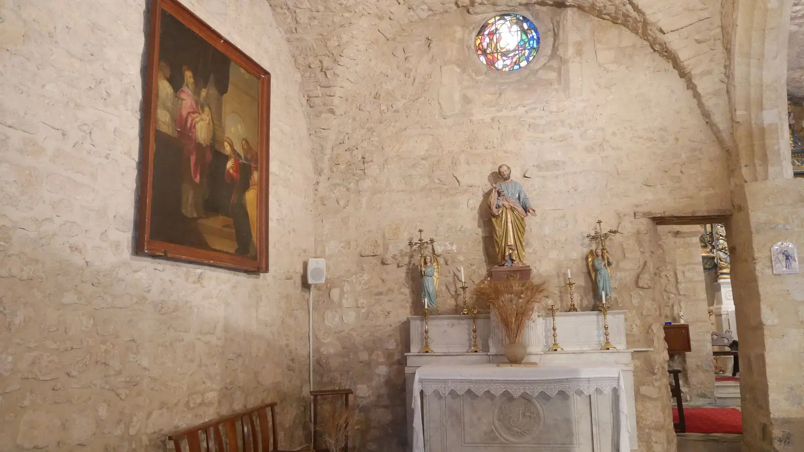 Tableau la Présentation au Temple - Eglise Notre- Dame - OT LUB