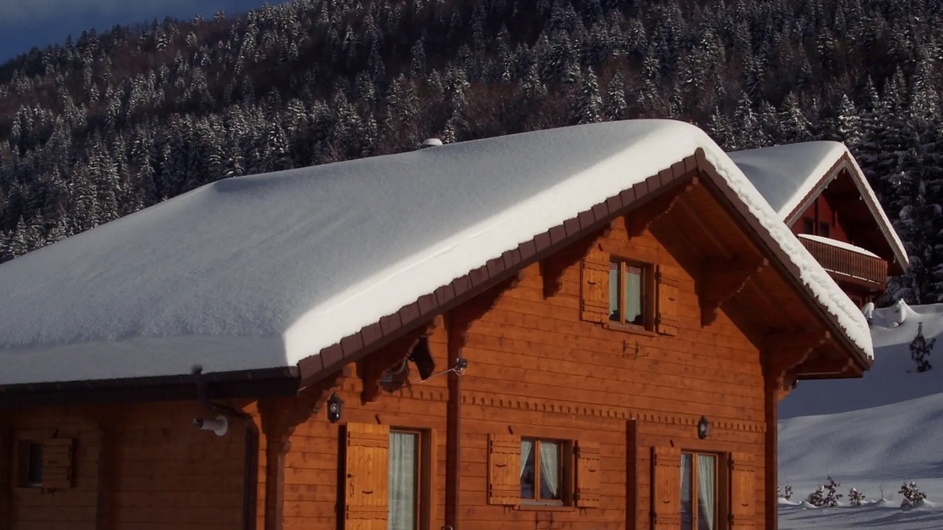 Chalet en hiver