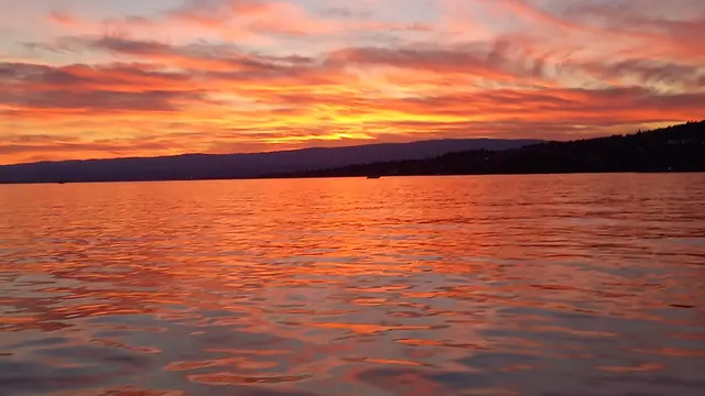 Sortie coucher de soleil à bord du bateau