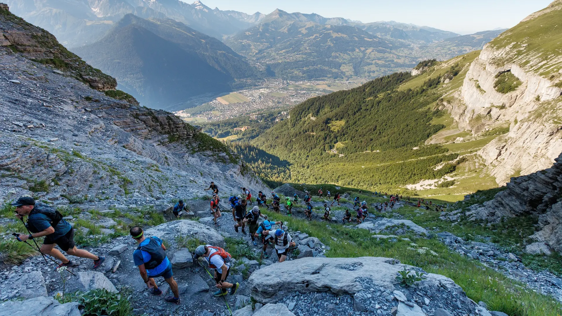 Trail du Tour des Fiz 2022 - Tour des 5 Refuges - Montée à Platé