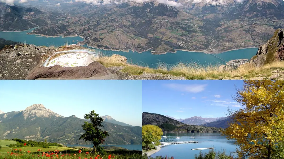Le lac de Serre-Ponçon