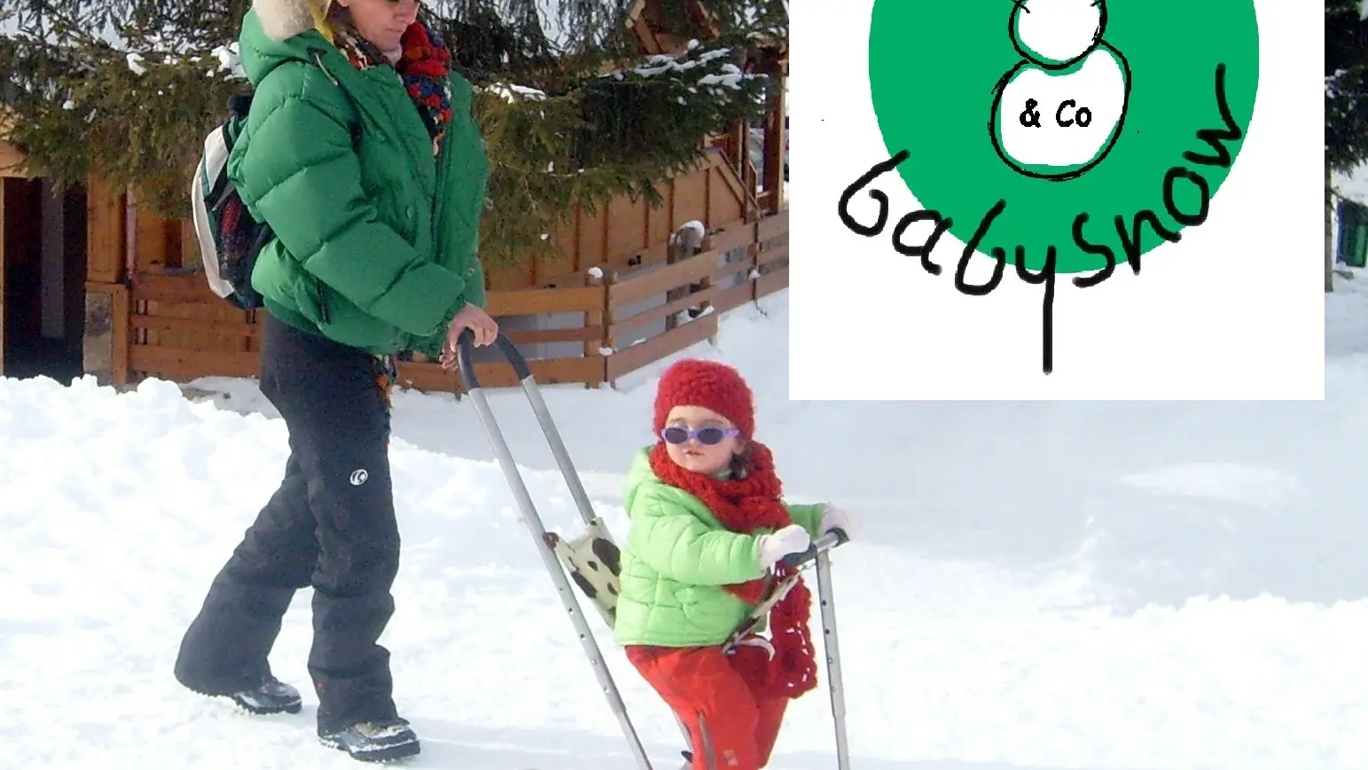 babysnow en balade sur les chemins de corrençon