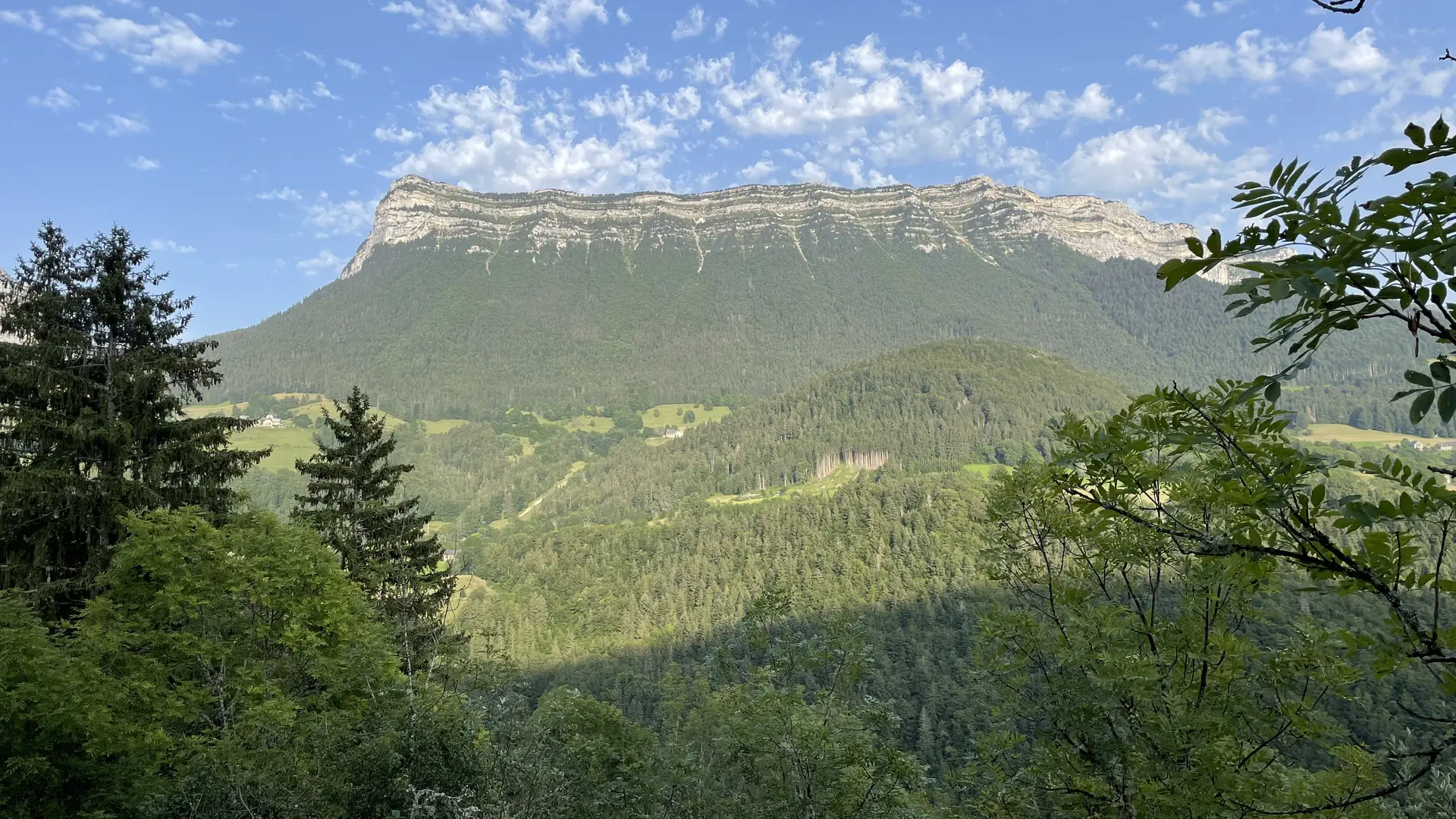 Vue sur le Mont Granier