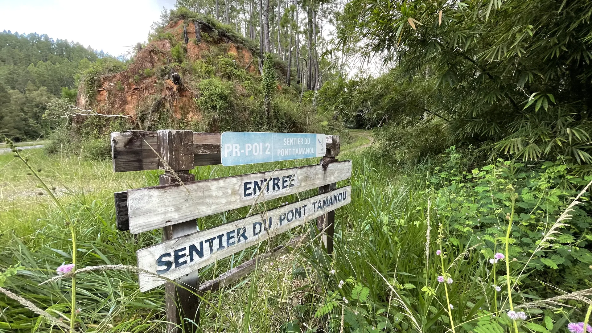 paysage, randonnée pédestre, sentier, koné tiwaka, espace de l'ouest