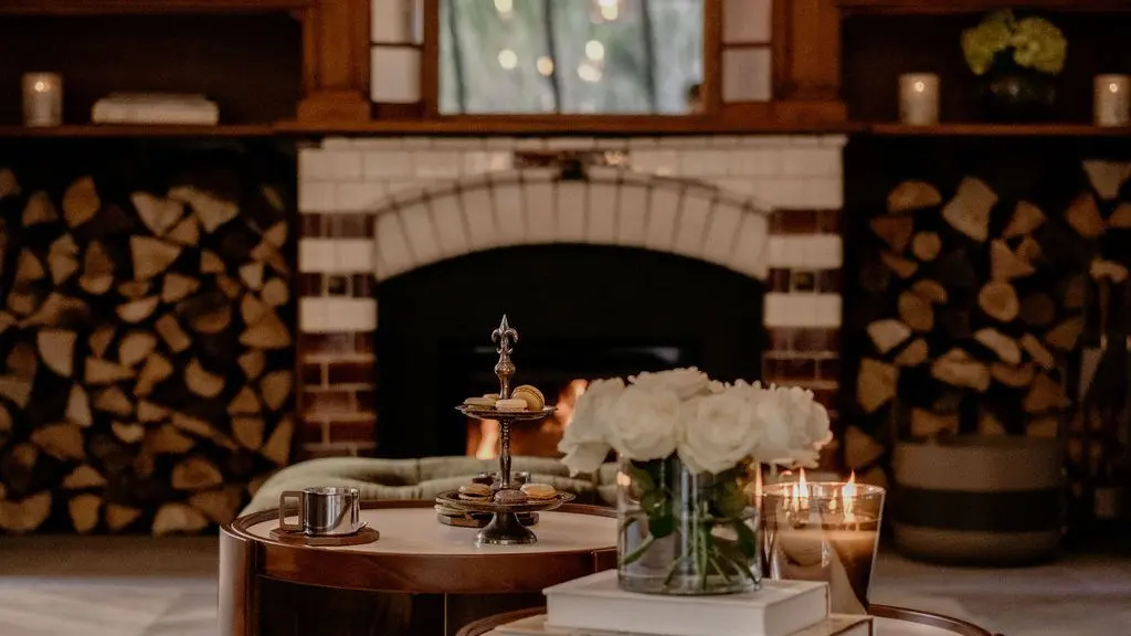 Cheminée à la Villa Butterfly