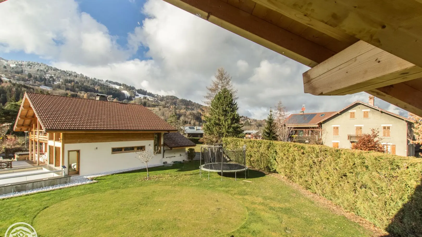 Vue depuis la chambre en mezzanine