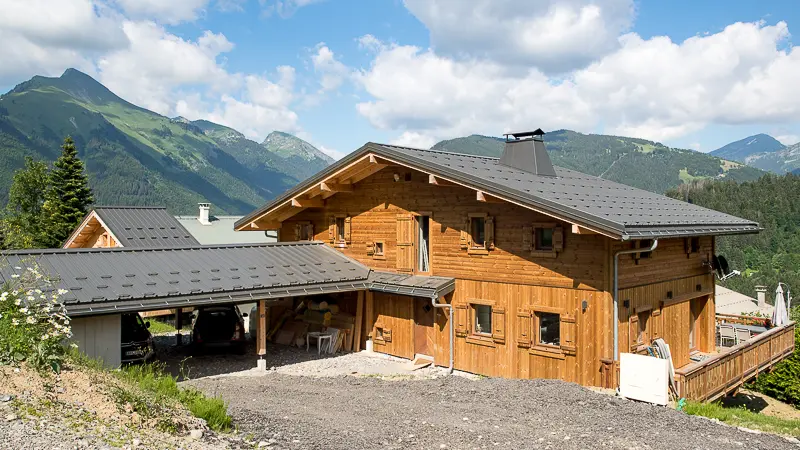 chalet été extérieur