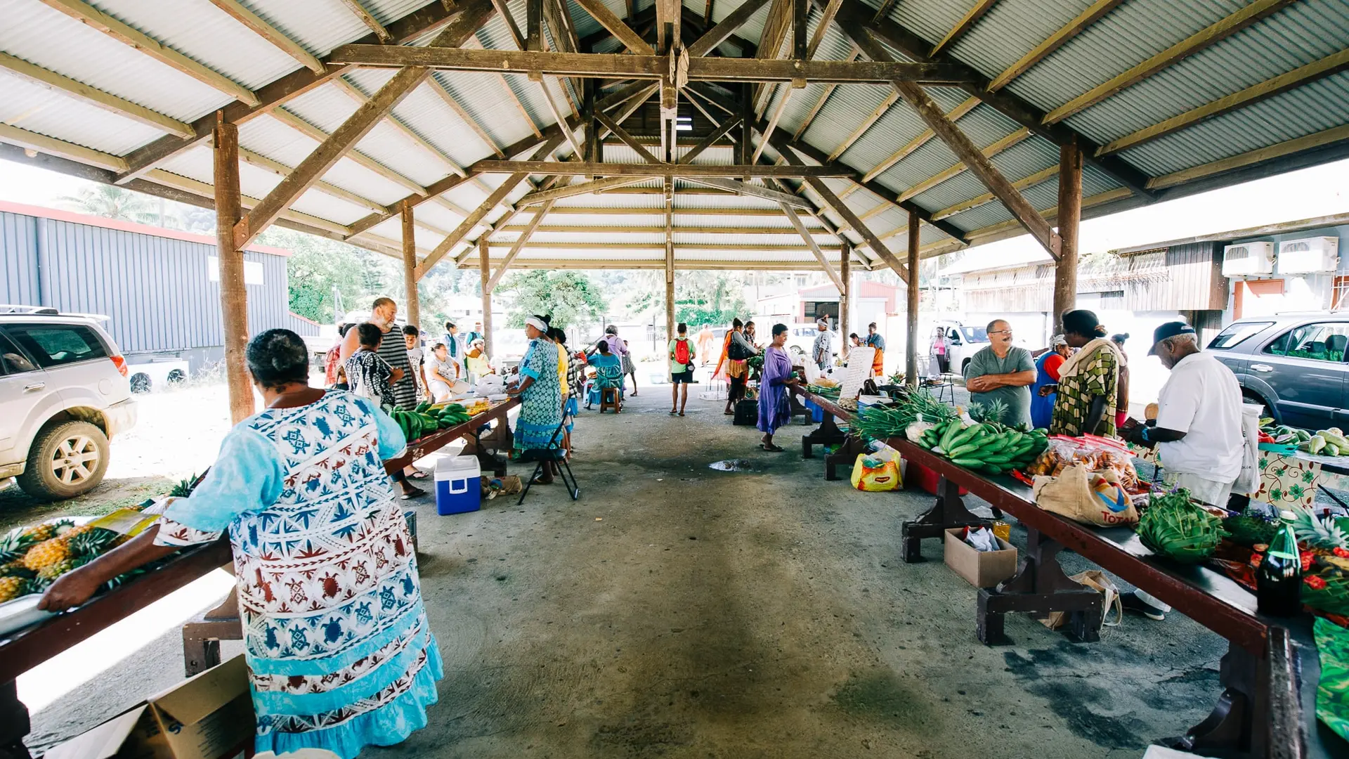 marché, poindimié, centre du village