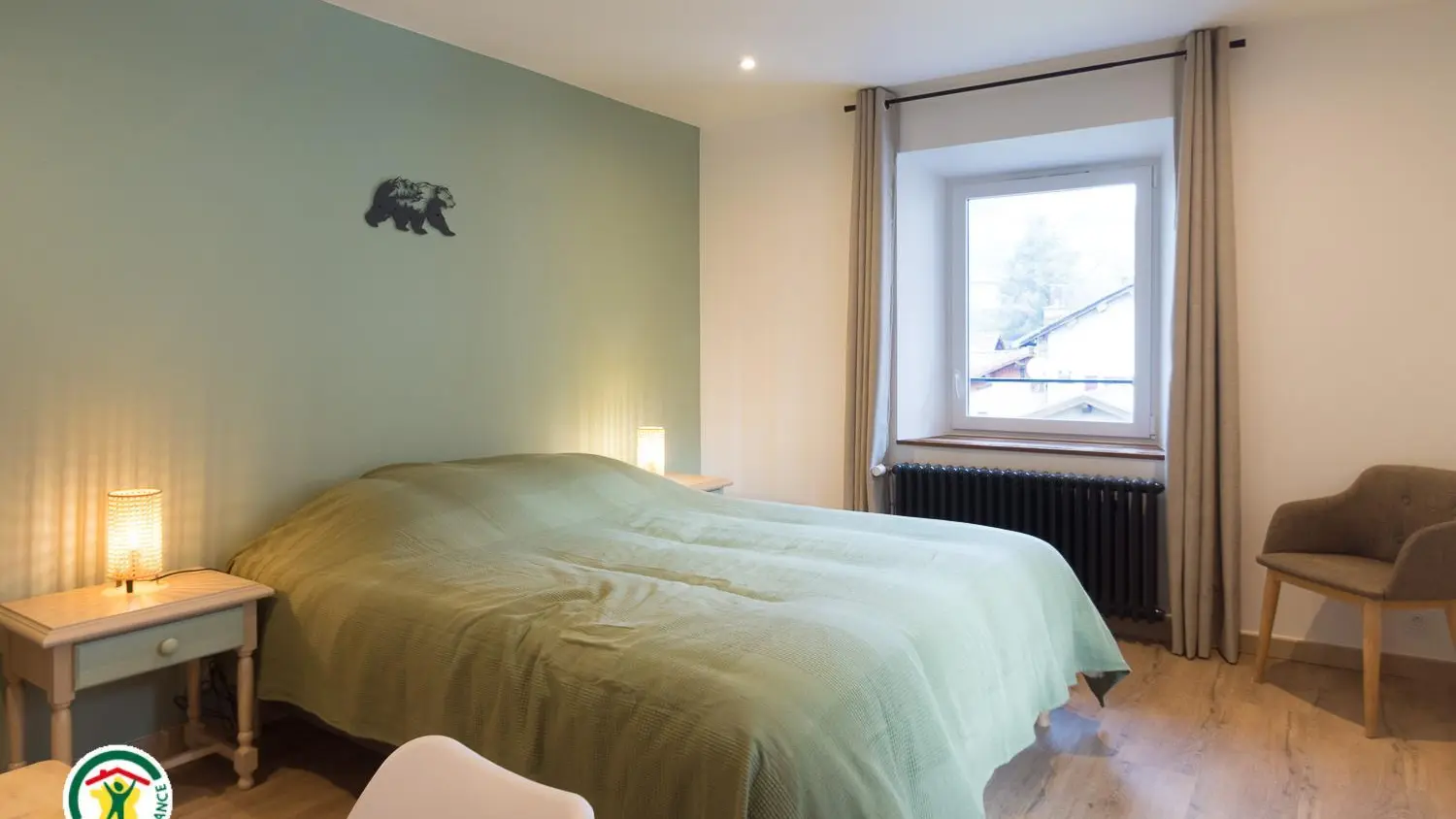Chambre 1 lits 160x200 au 2ème