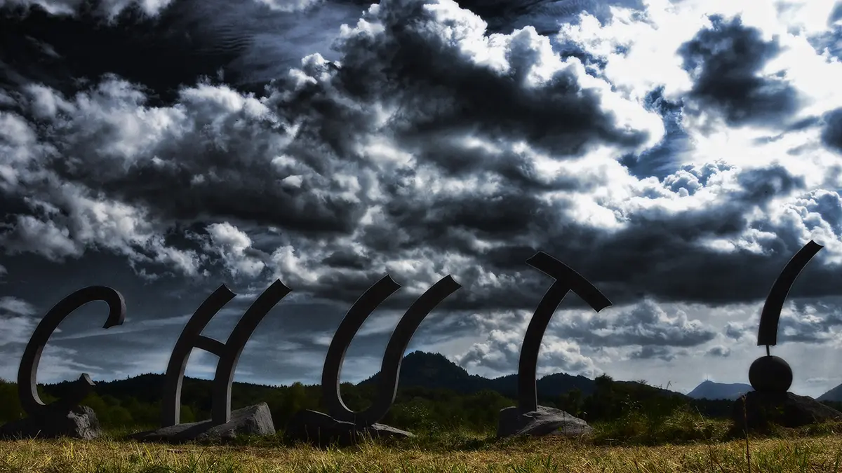 Chuchoter, oeuvre de Thierry Courtadon