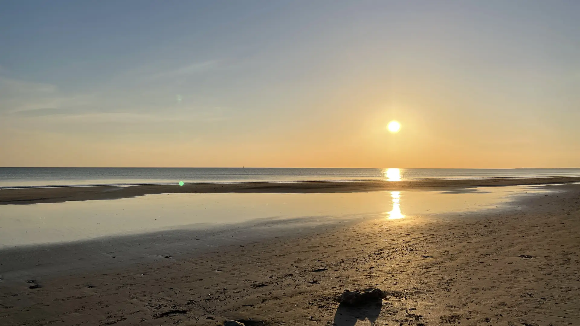 Coucher de soleil au Bois Plage