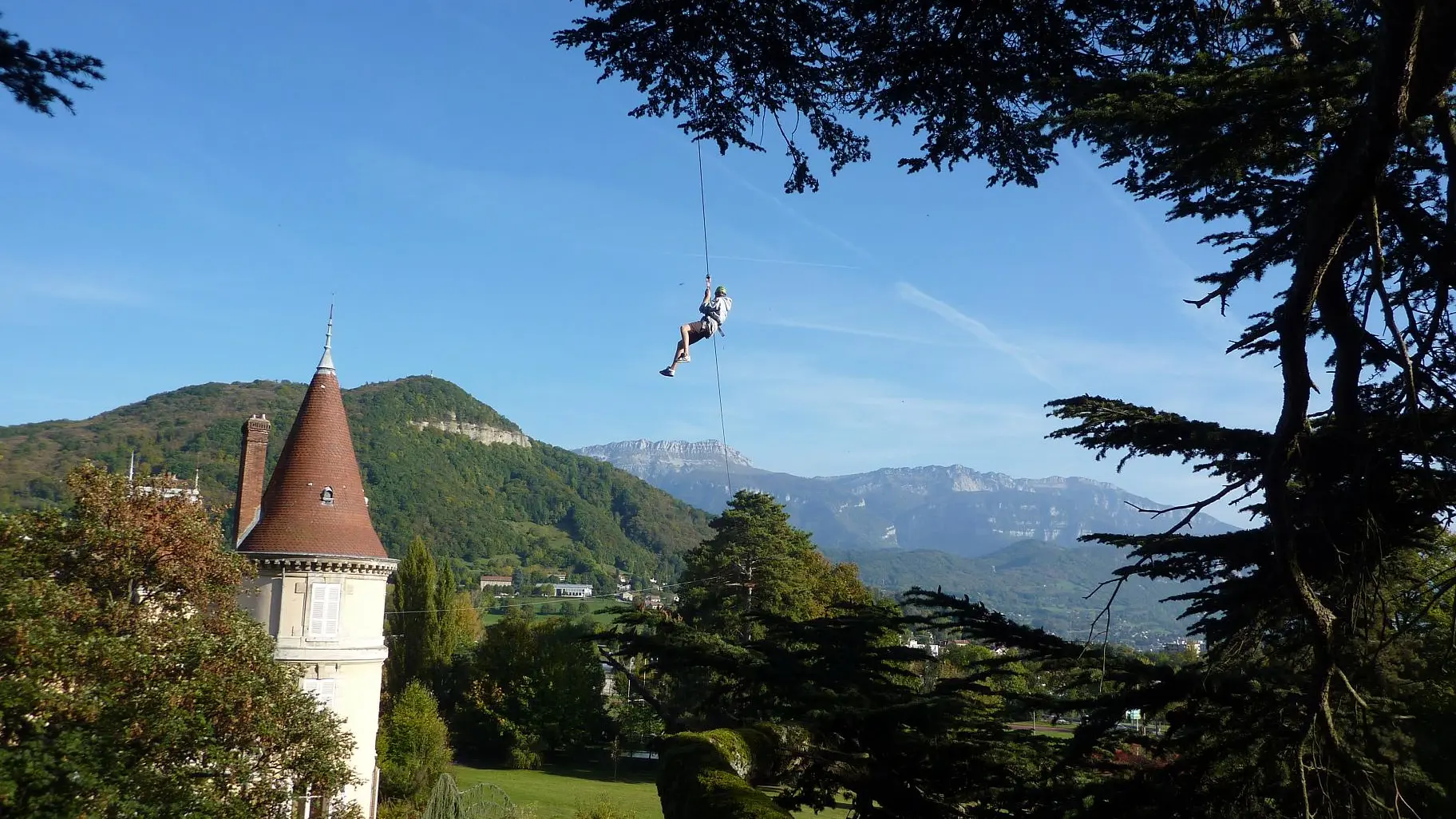 Accrobranche au Parc Aventure Brunerie Voiron