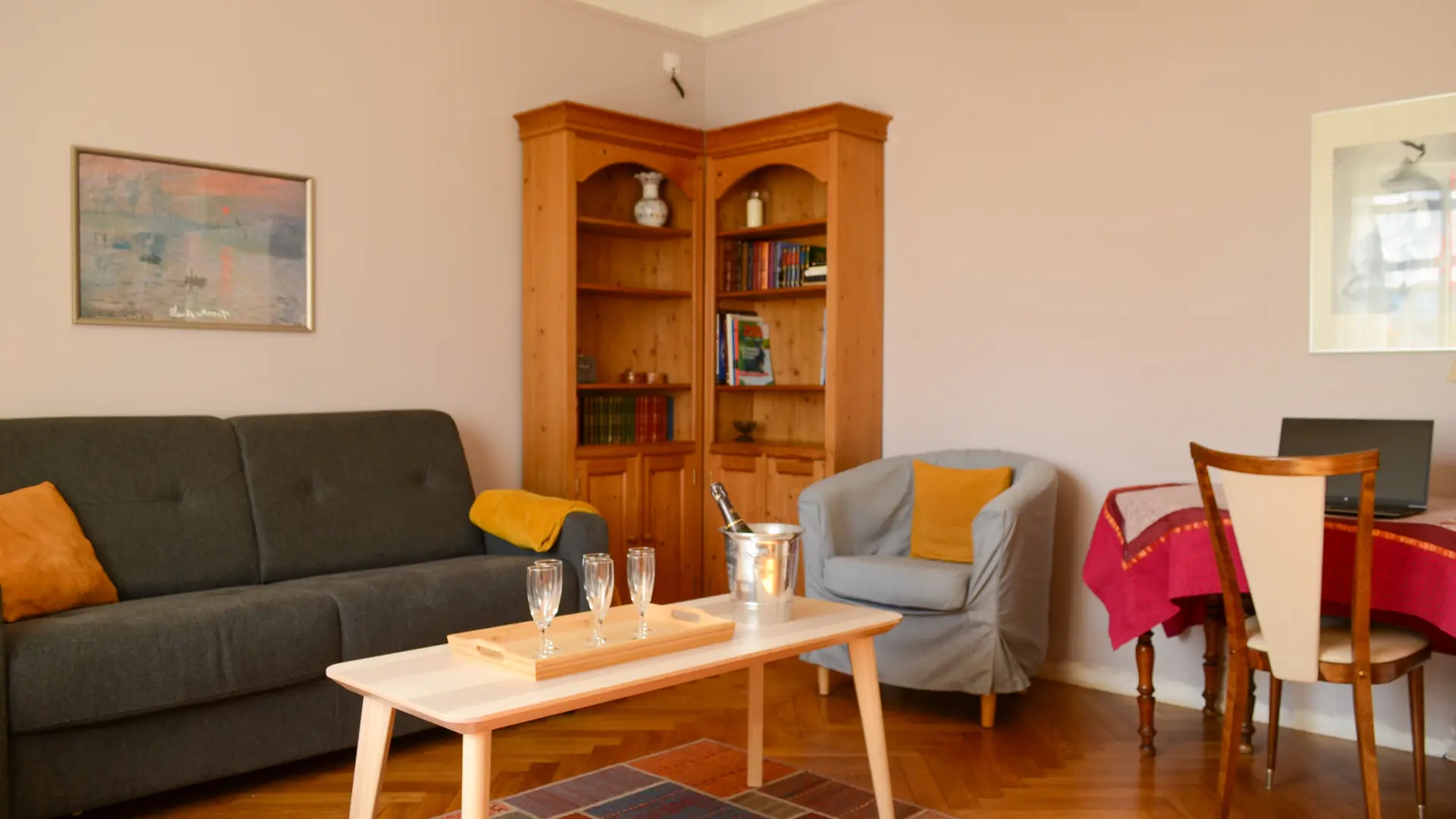 Salon fermé Canapé-lit 140x200