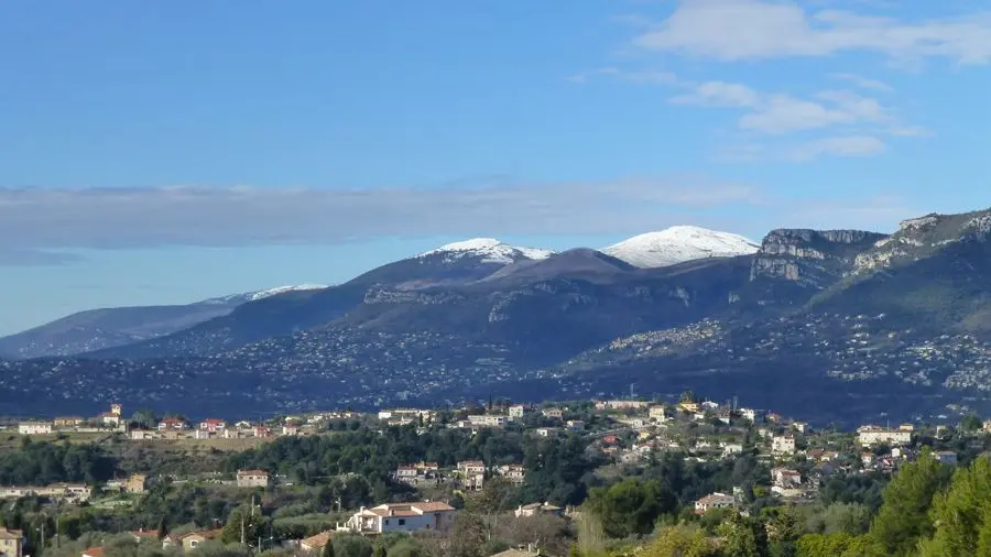 Le Mas de la Sirole-Vue montagnes-Colomars-Gîtes de France des Alpes-Maritimes