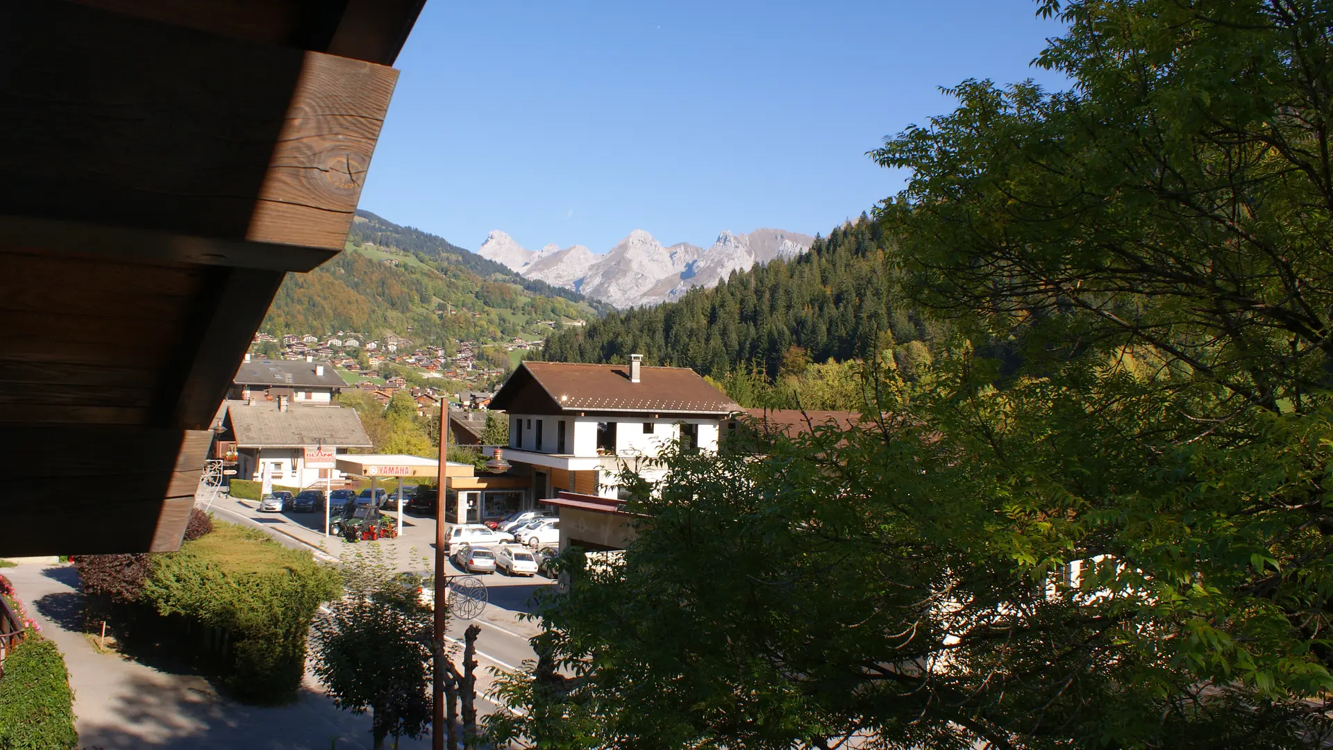 Vue depuis l'apaprtement été/View from the apartment summer-Raverettes-Le Grand-Bornand