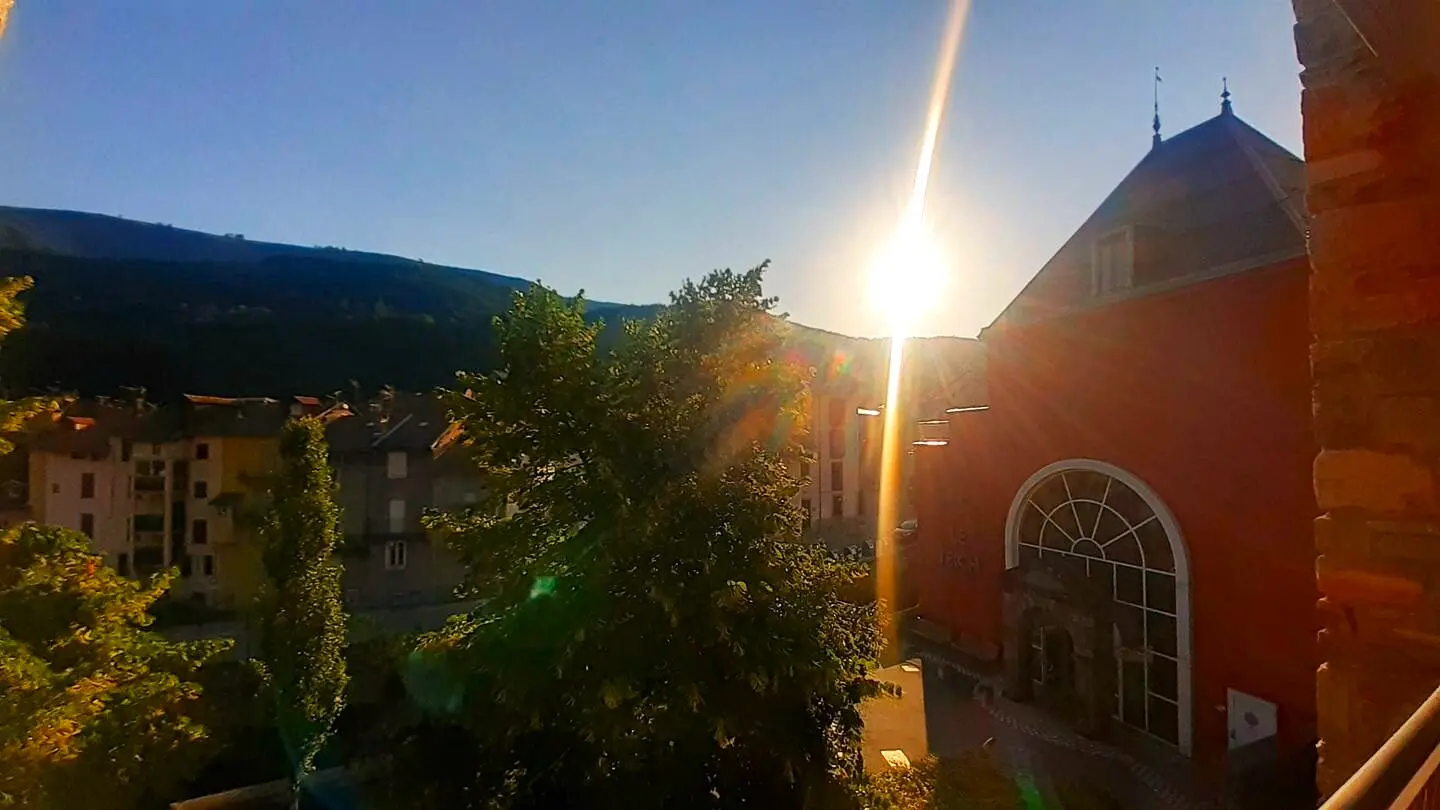 vue du balcon