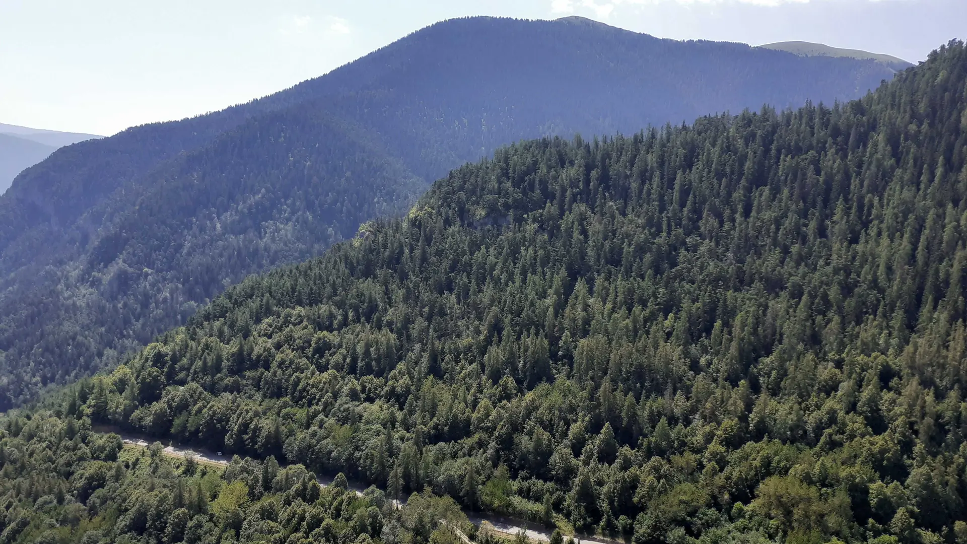 Gîte Les Gentianes-Vue depuis le gîte-Roubion-Gîtes de France des Alpes-Maritimes