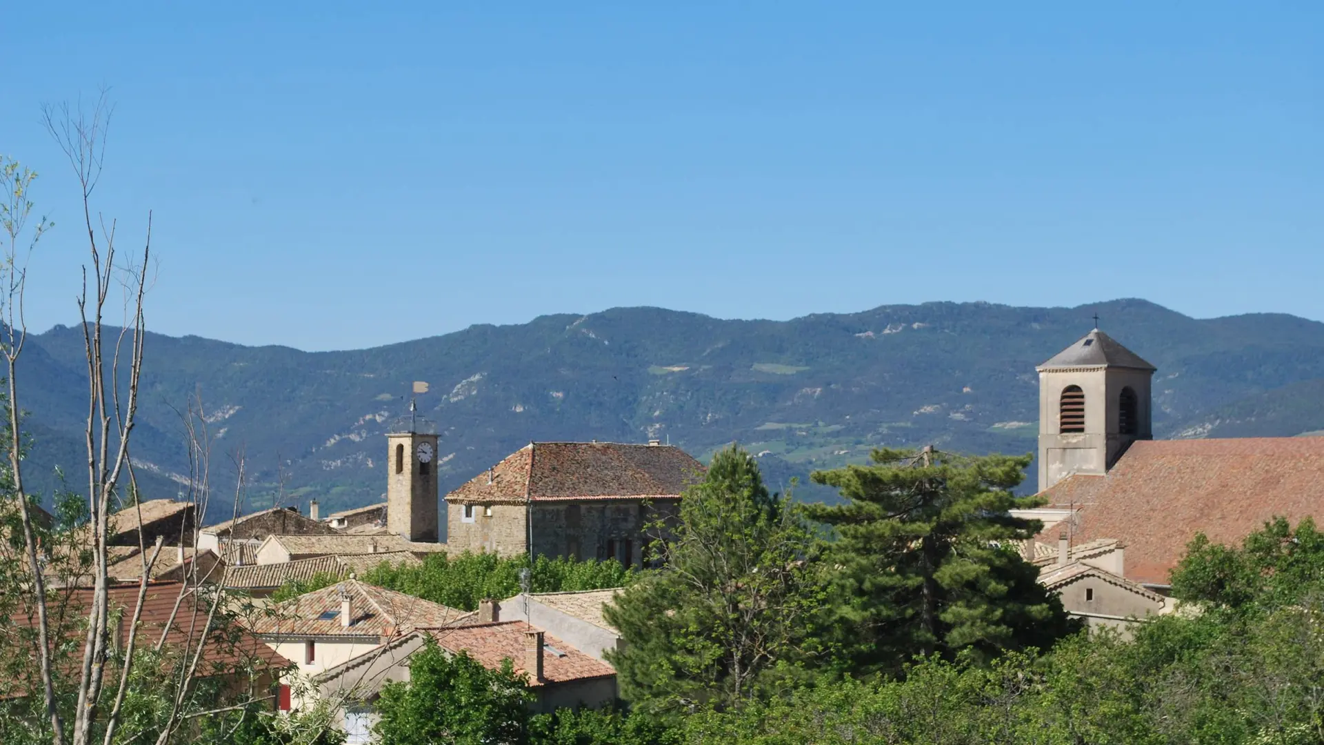 Rosans depuis les hauteurs