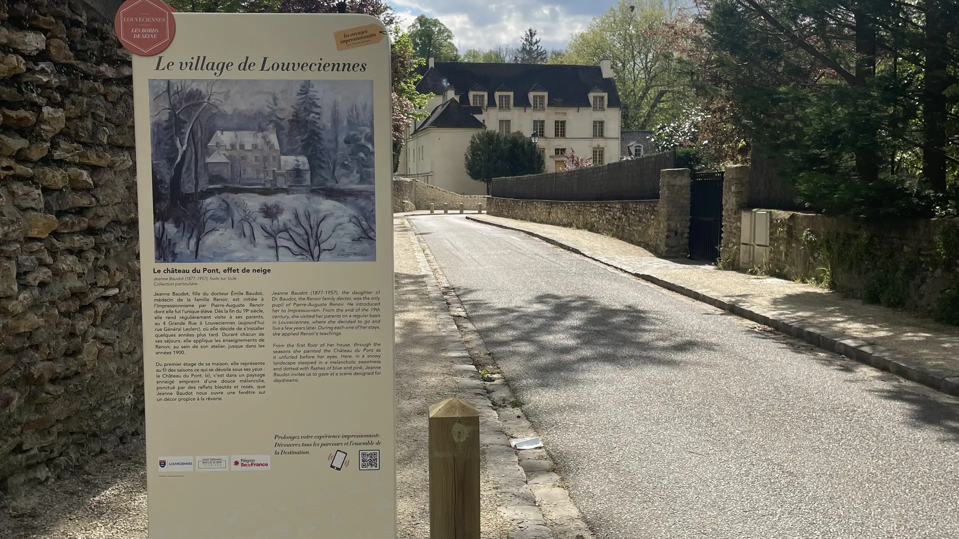 Chemin des Impressionnistes à Louveciennes_Louveciennes