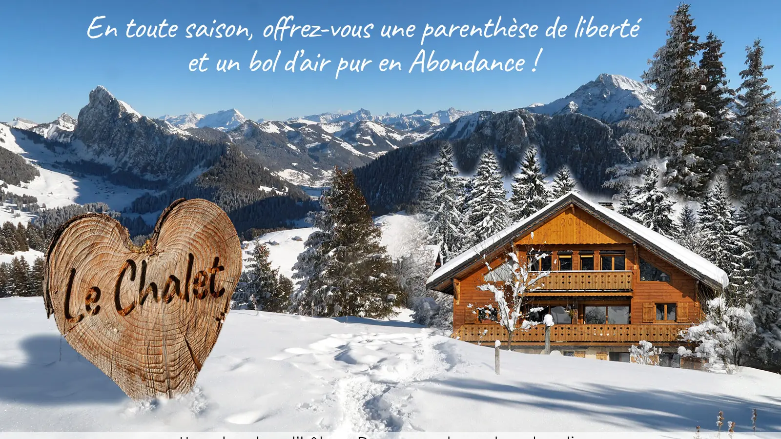 Chalet en hiver