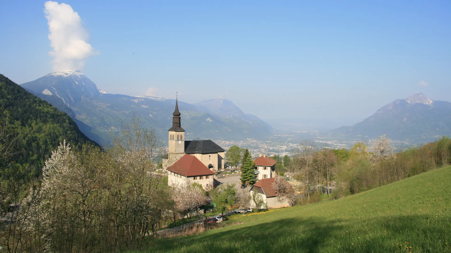 Vue sur la vallée de l'Arve