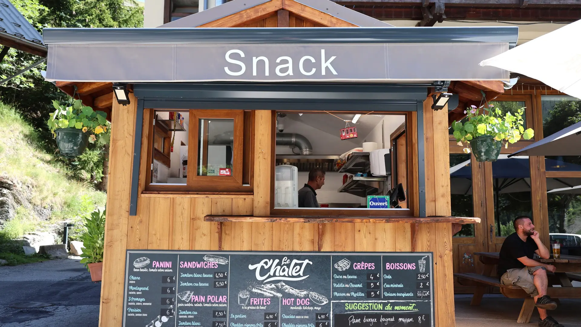 Le Castillan propose un côté snack