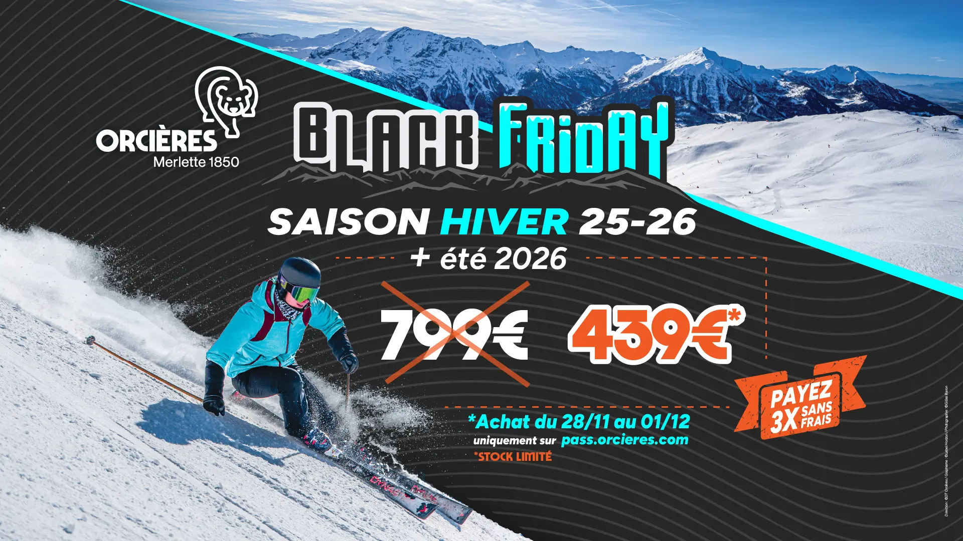 Forfait saison BLACK FRIDAY
