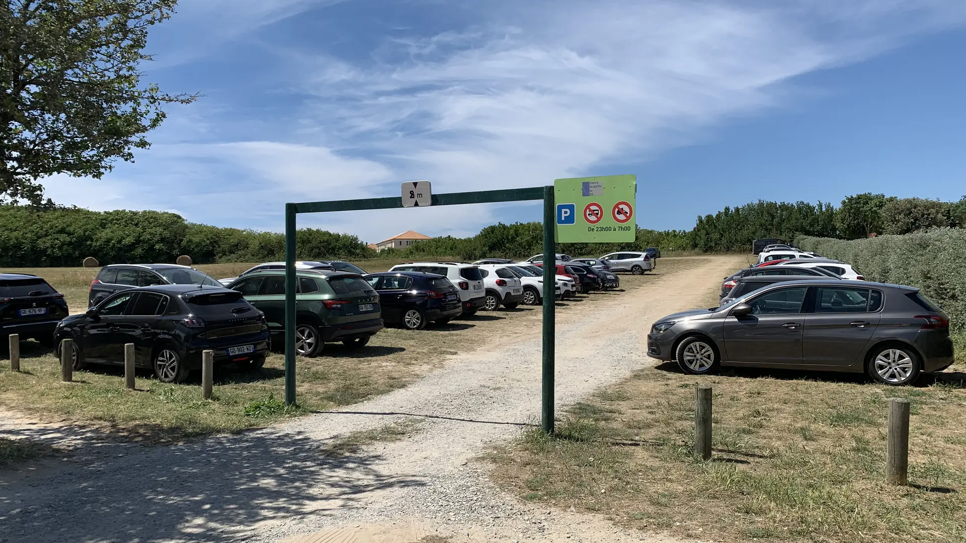 Deuxième partie du parking