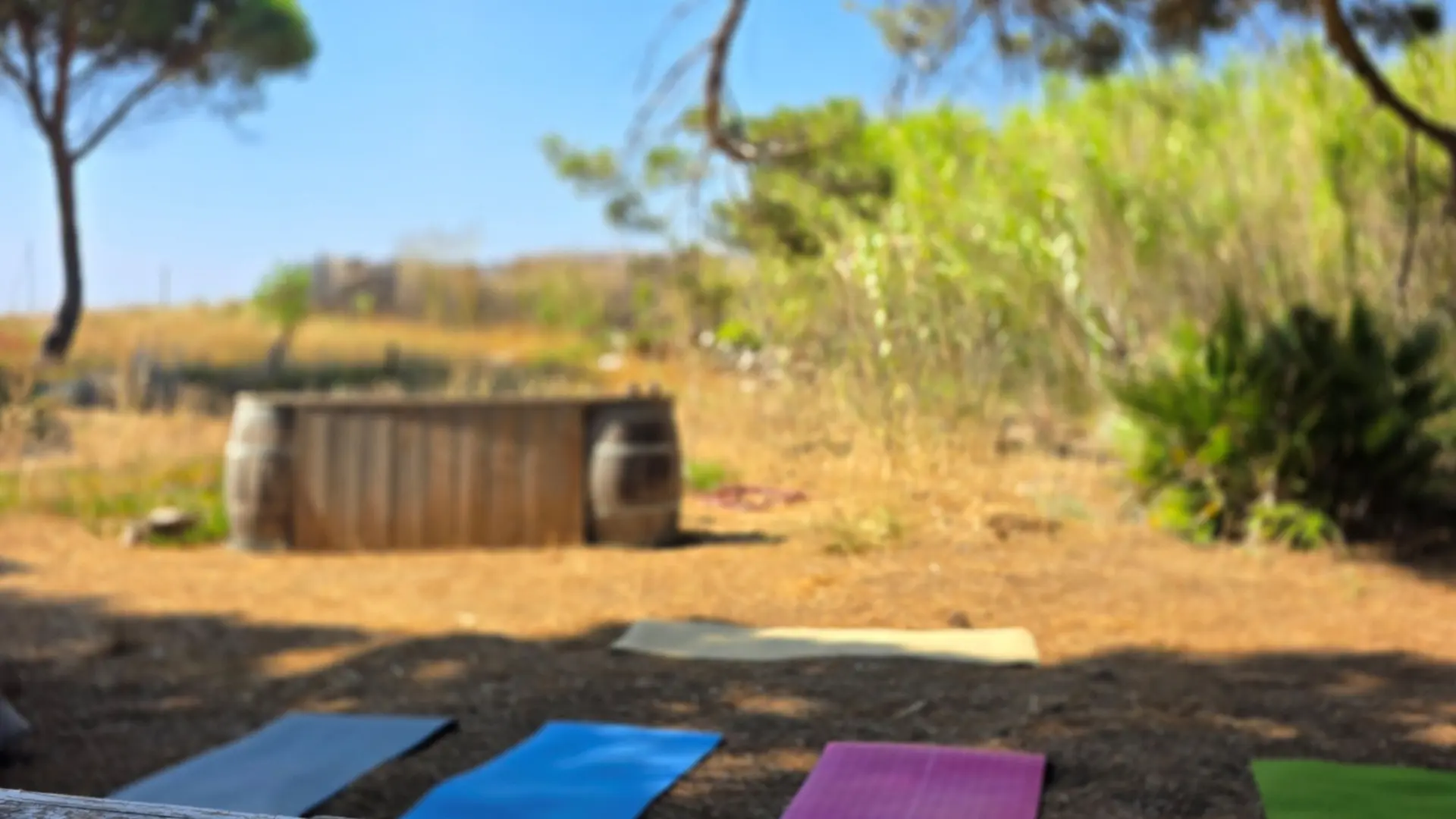 Yoga en bord de mer