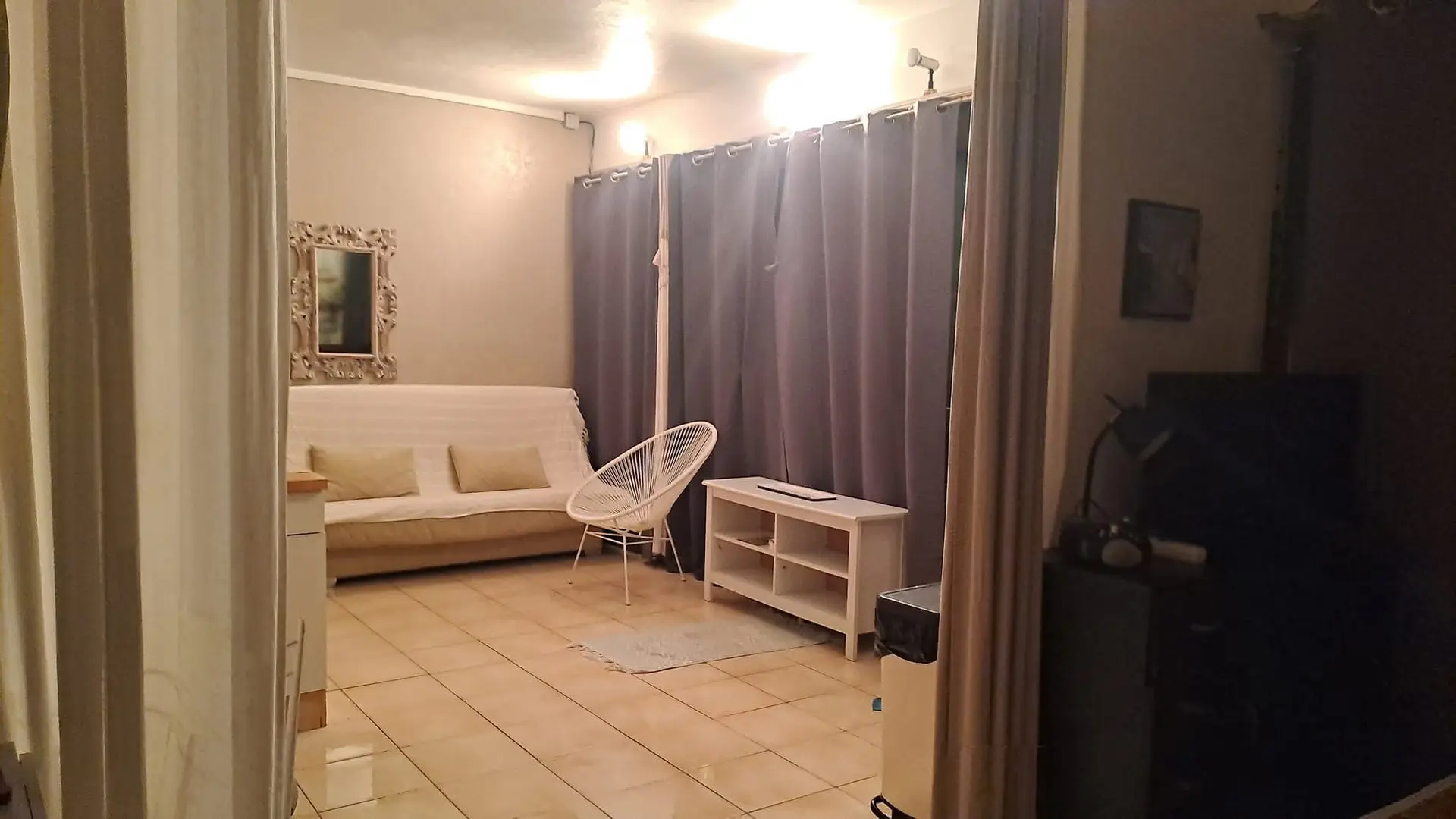 clic clac Séjour rideaux occultants nuit