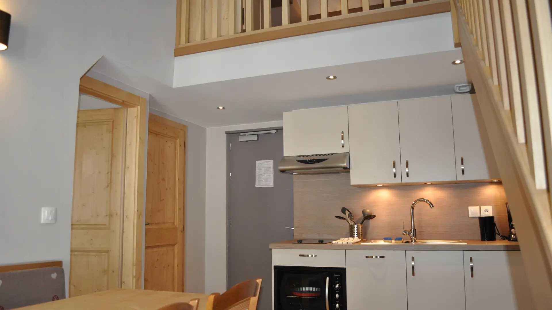 Appart'hôtel à l'hôtel de l'Hermitage - Cuisine