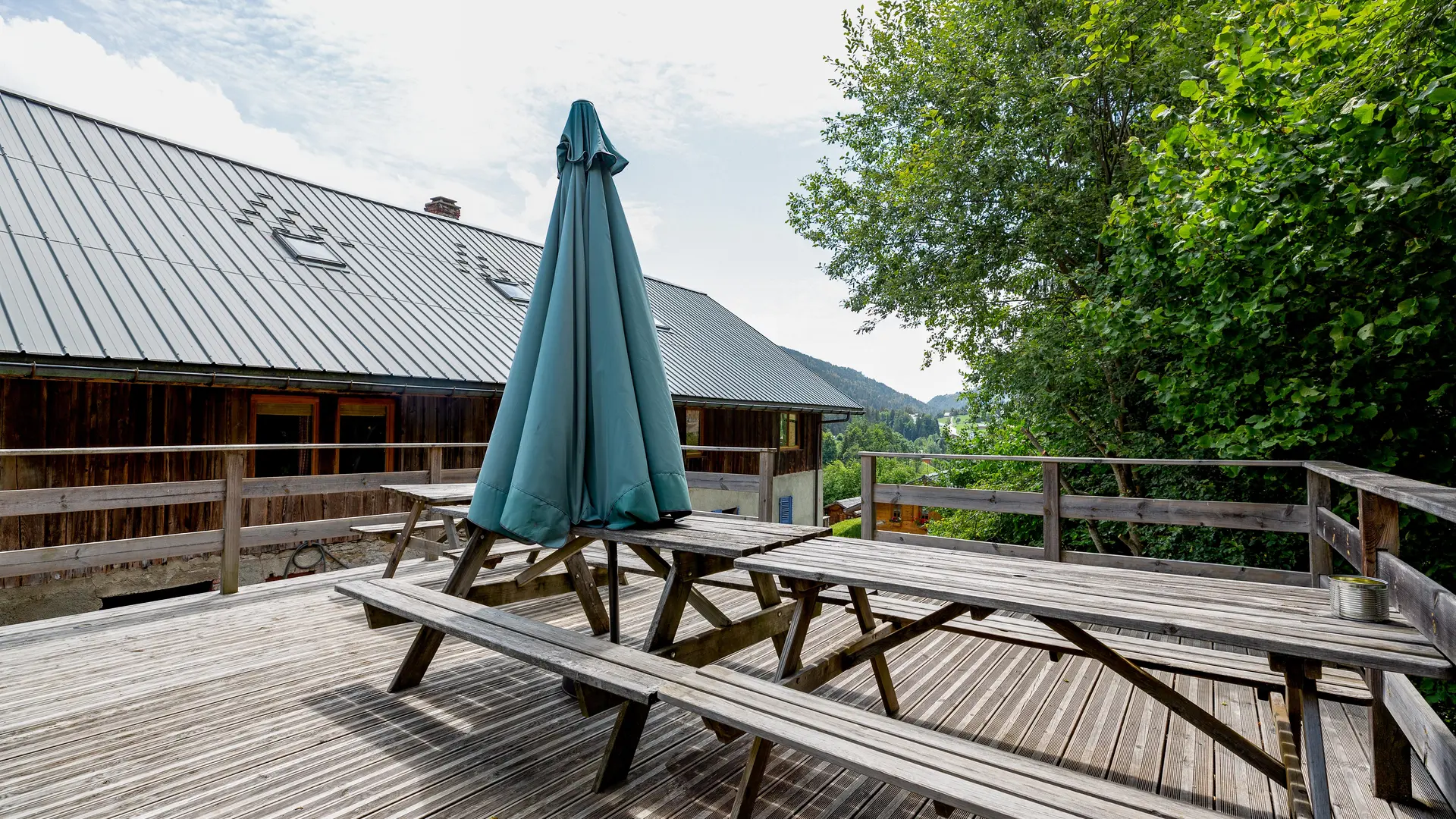 La terrasse, vue plein sud