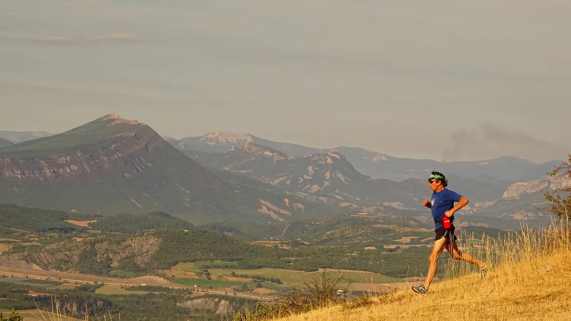 Running panoramique en crête