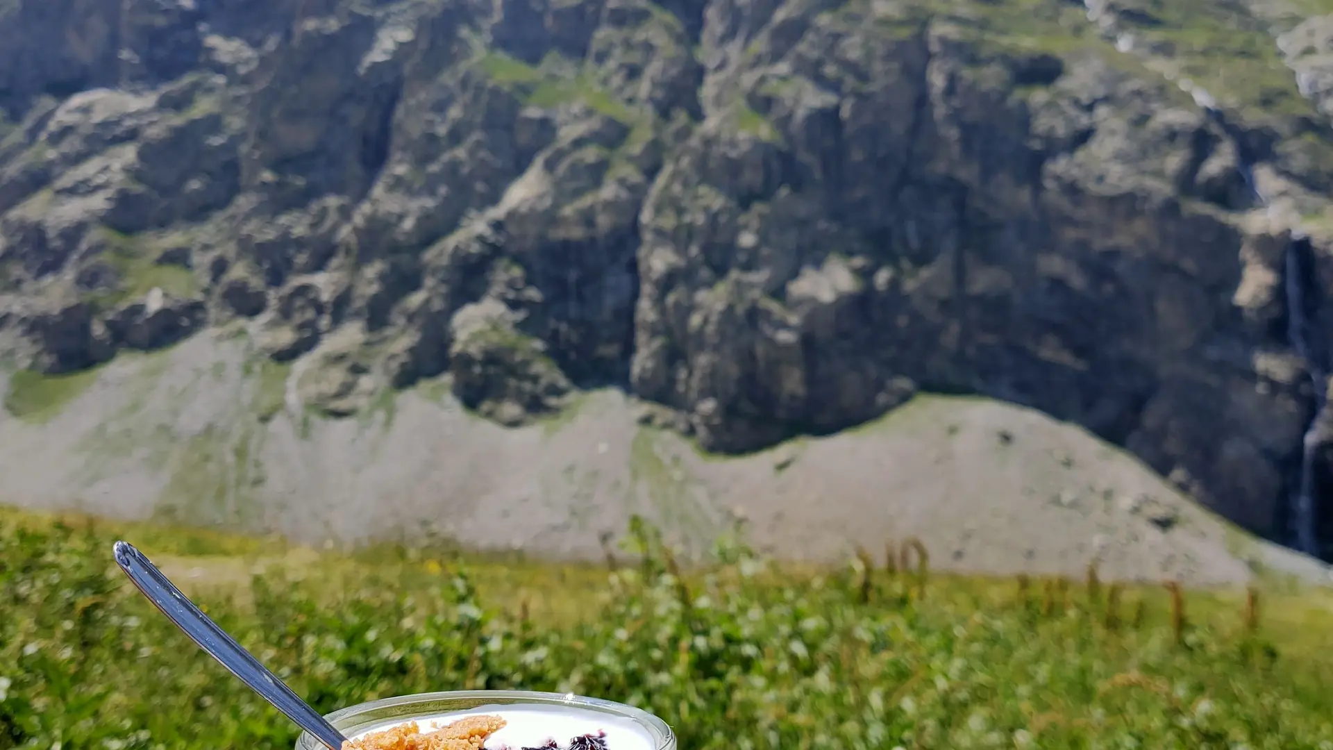 Dessert Refuge Alpe de villar d'Arène