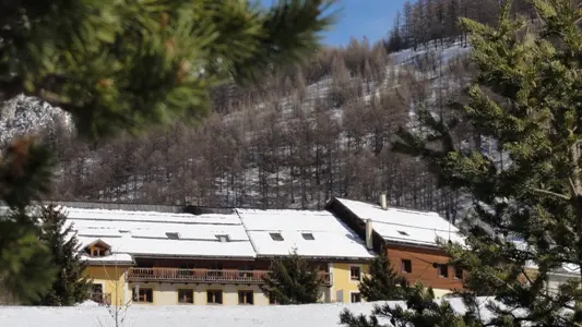 Extérieur hiver du Chalet Alp'Azur