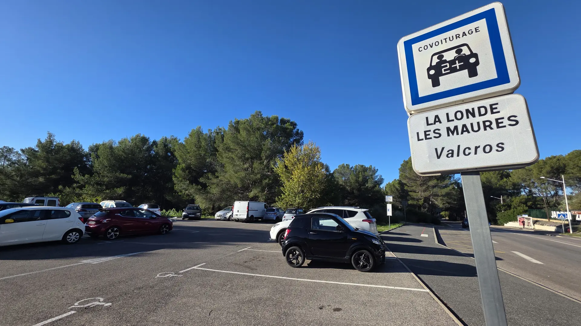 Les parkings de Méditerranée Porte des Maures