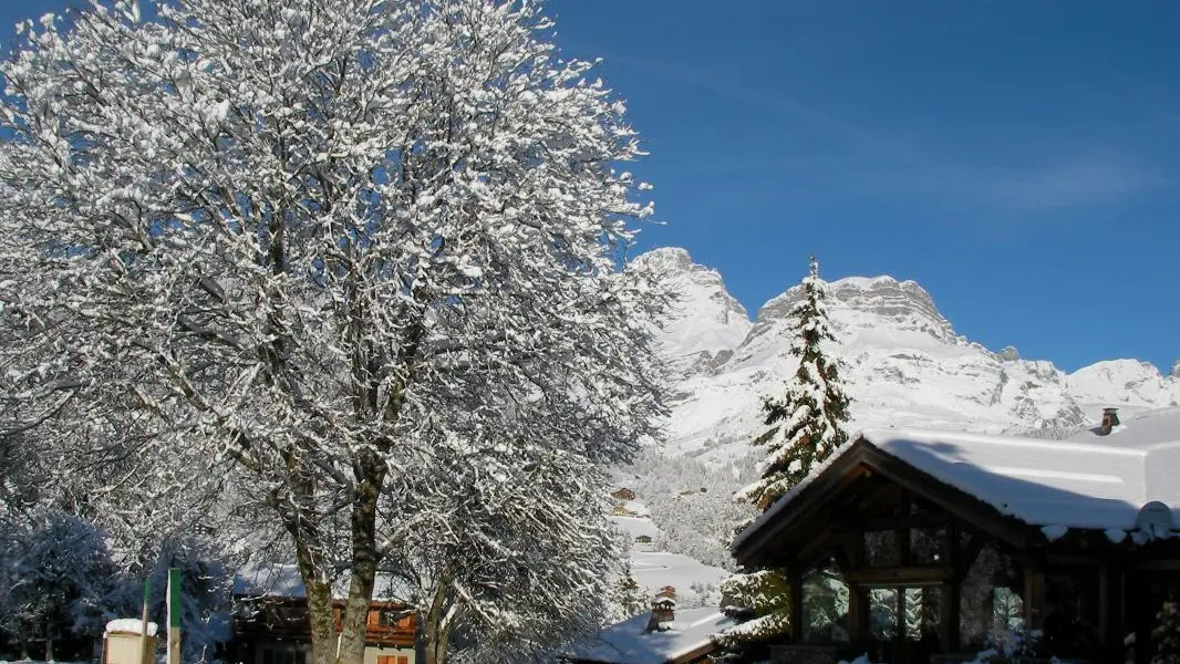 VUE DEPUIS LA PORTE D'ENTREE MASSIF DES ARAVIS