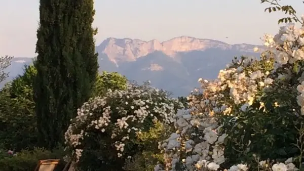 Soleil couchant sur le Vercors