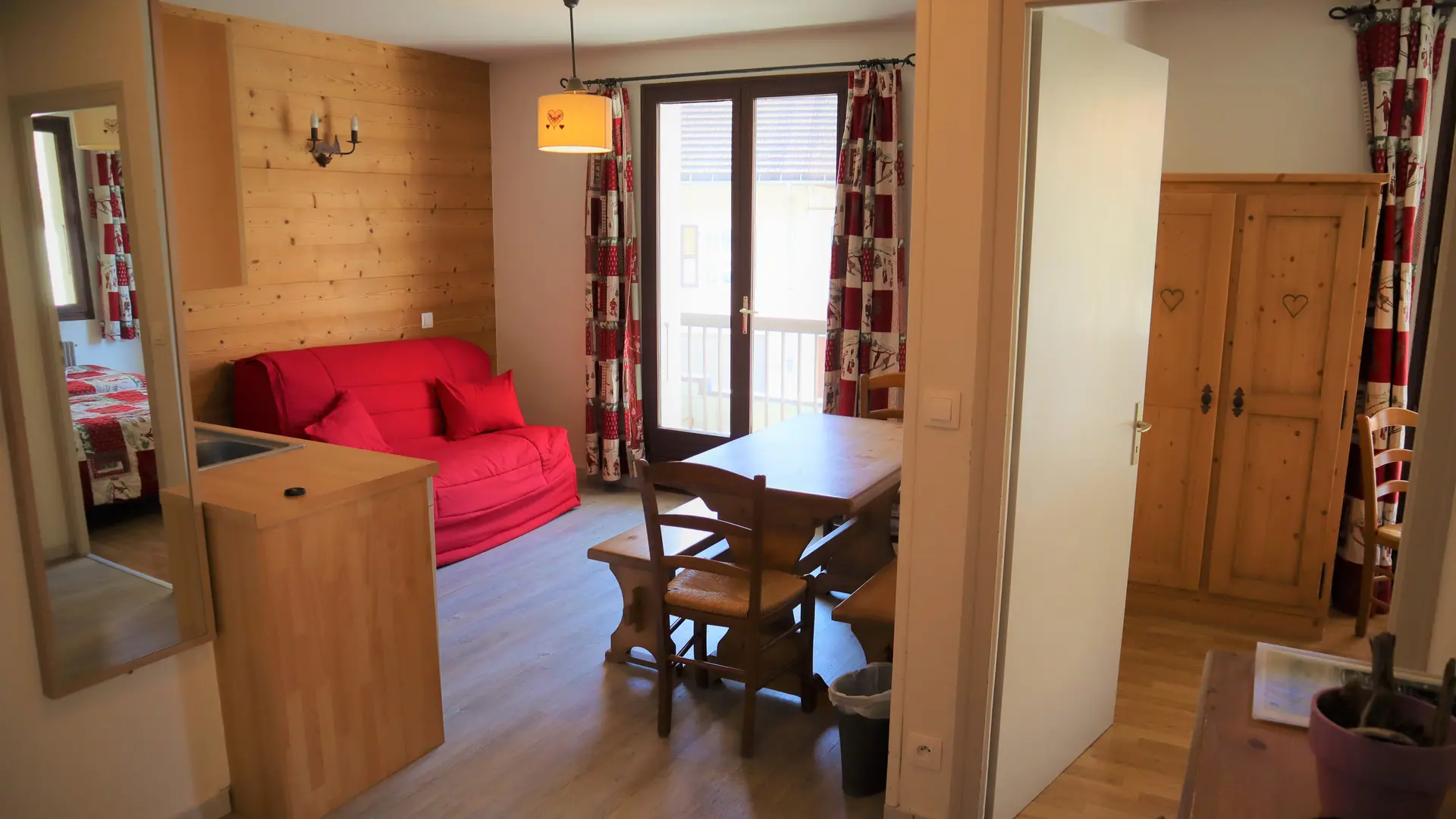 Appart'hôtel à l'hôtel de l'Hermitage - Séjour