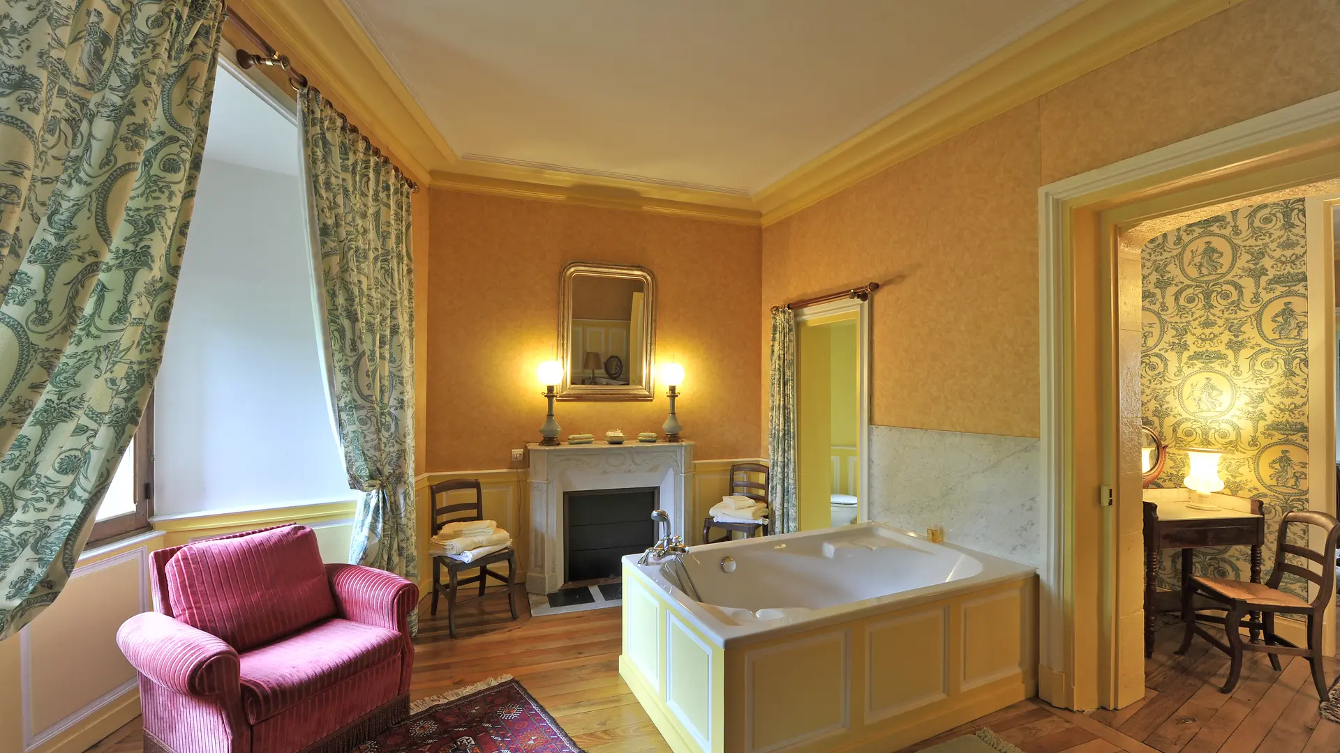 Château de Vollore - Salle de bain - Suite Mathilde