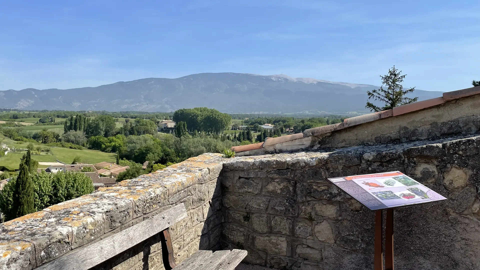 Vue sur Mont Ventoux