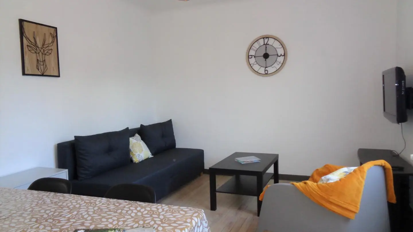 Séjour avec coin salon et salle à manger