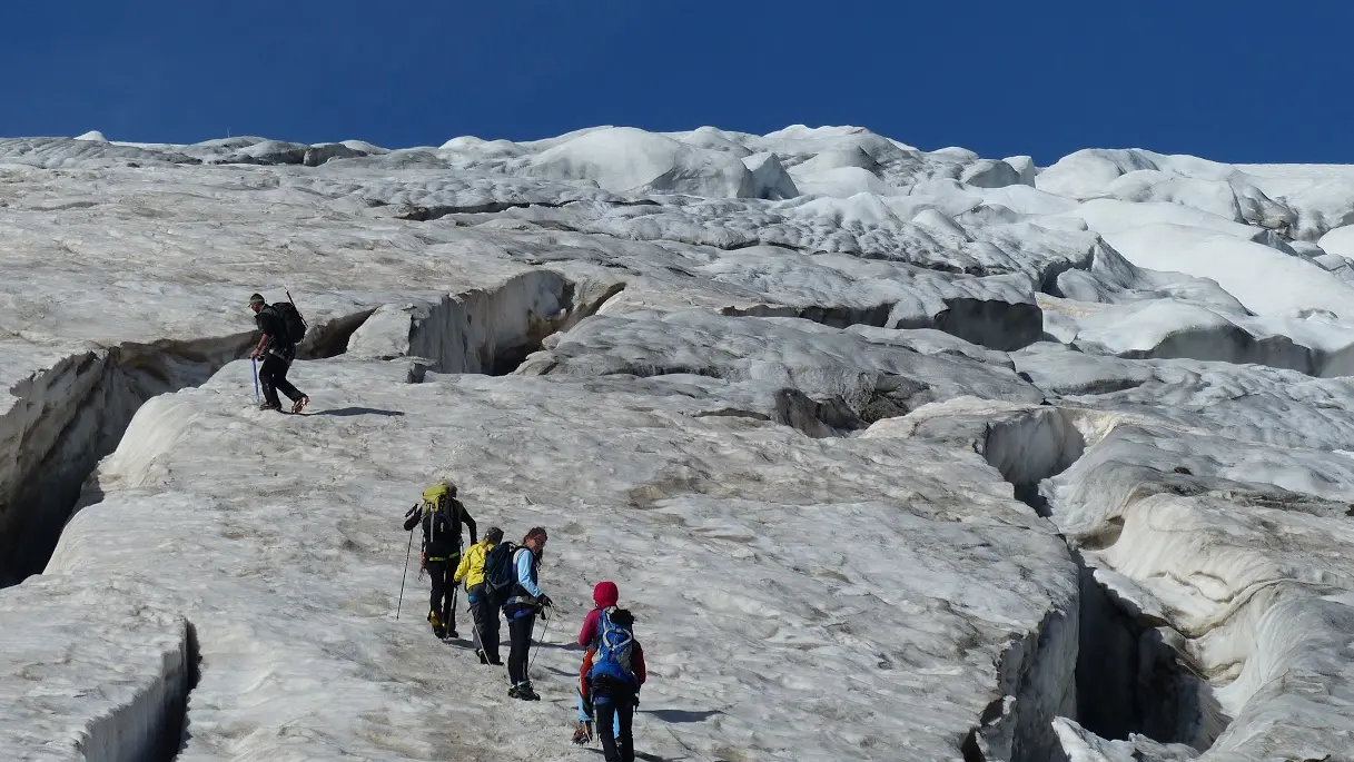 randonnée glaciaire