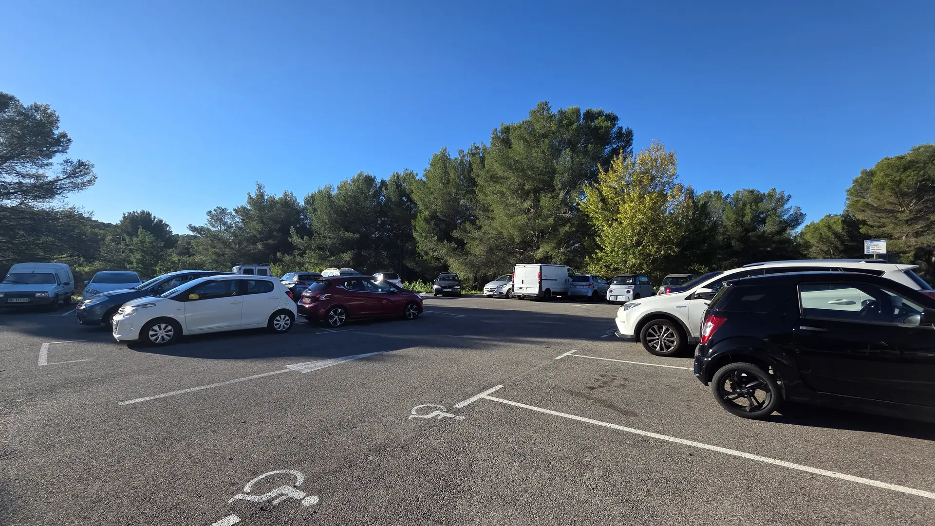 Les parkings de Méditerranée Porte des Maures