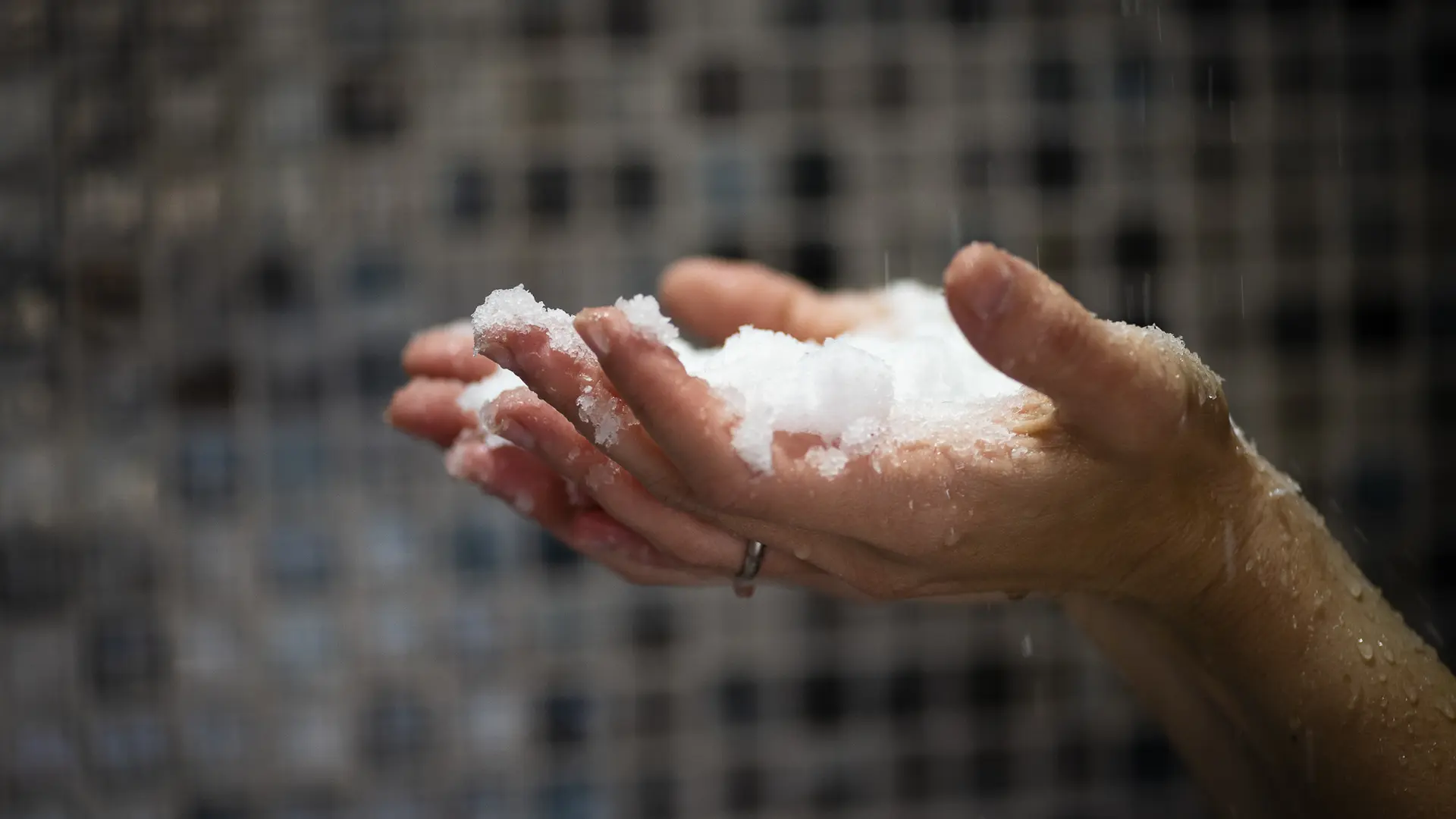 Douche à neige