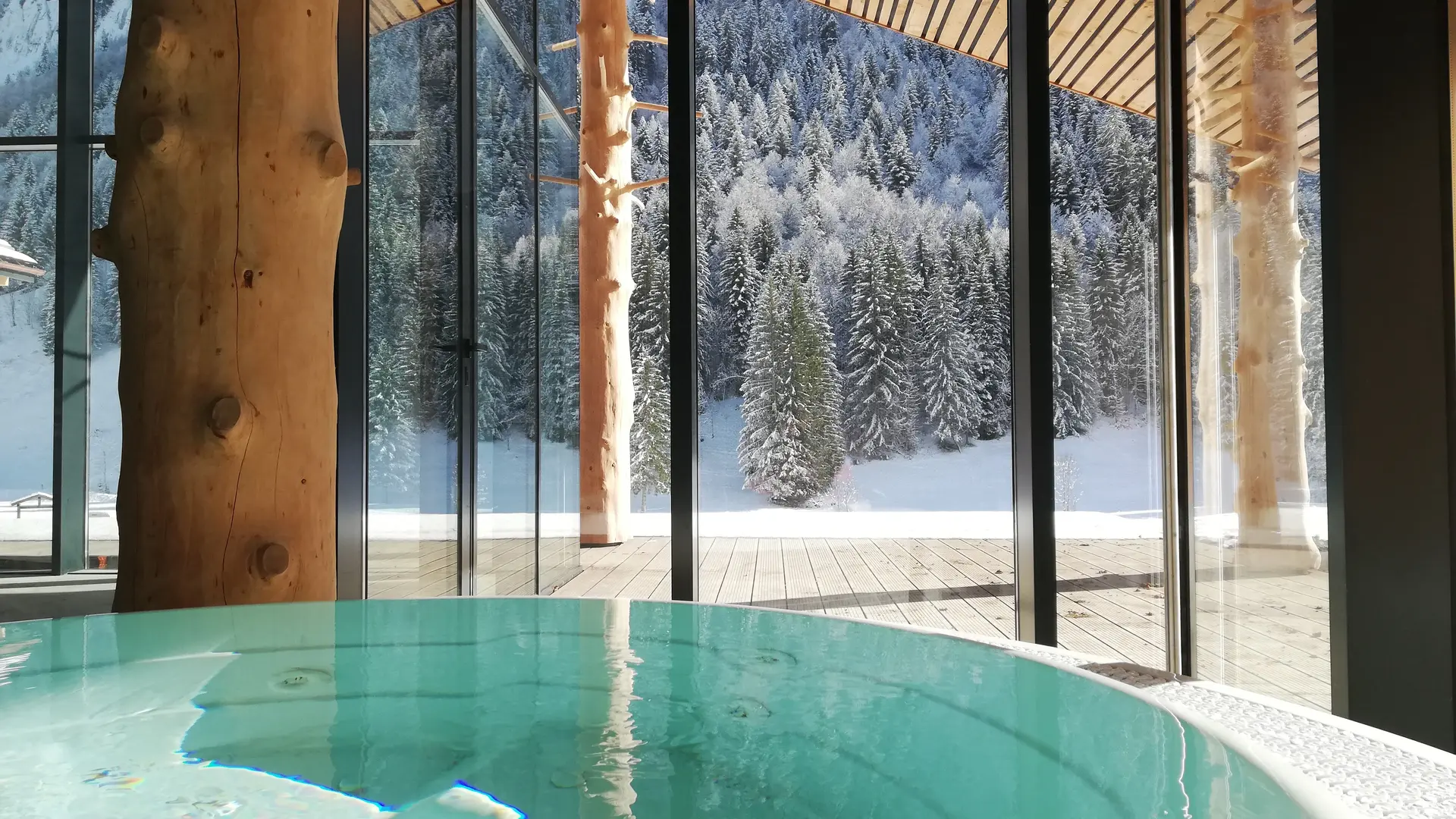 Bain à remous espace bien être