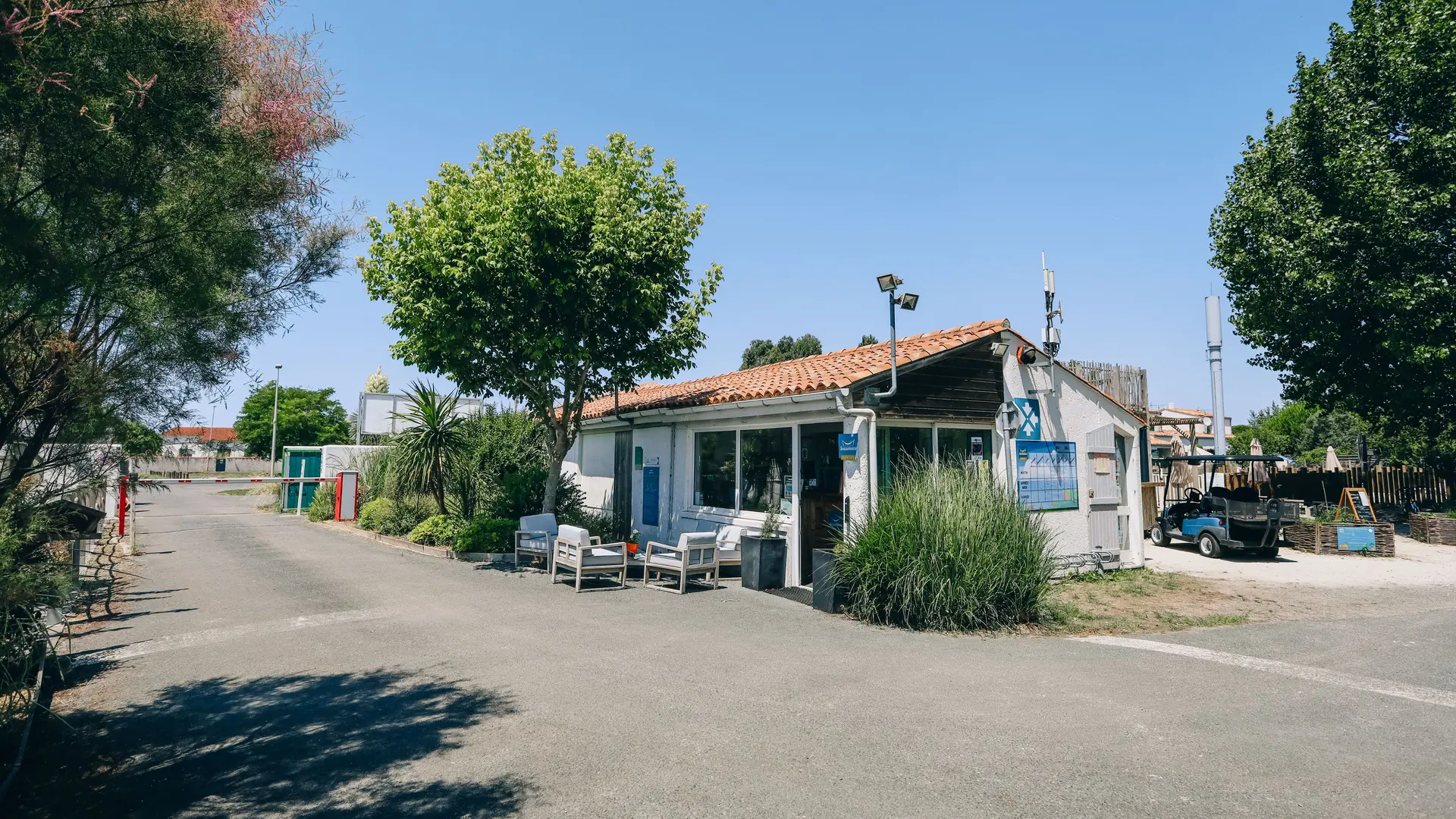 Accueil du camping