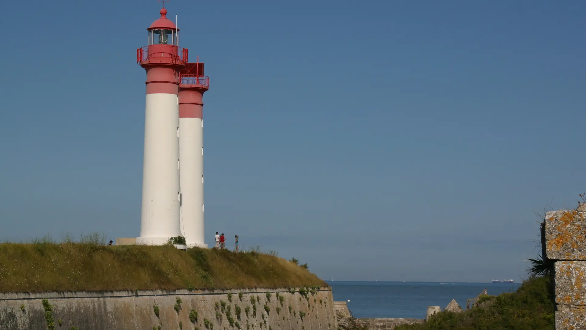 Les deux phares emblématiques de l'île d'Aix