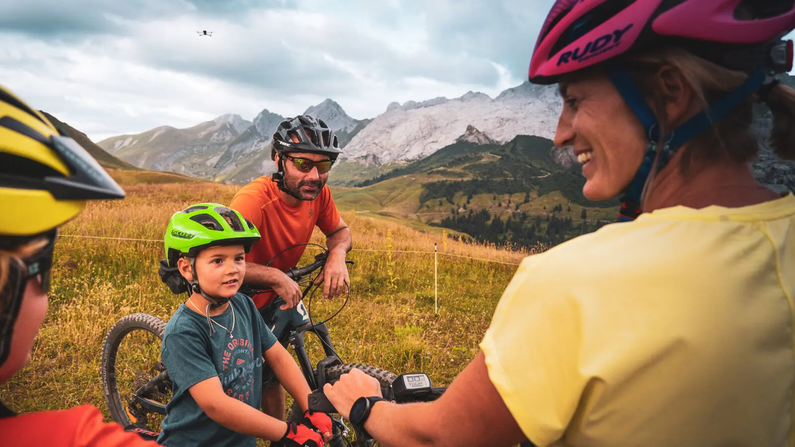 Exploration du domaine VTT en famille
